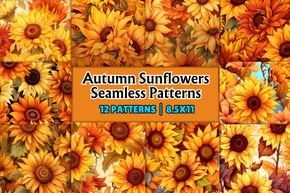 Autumn Sunflowers Patterns: Strategic Use for Creative and Professional Projects