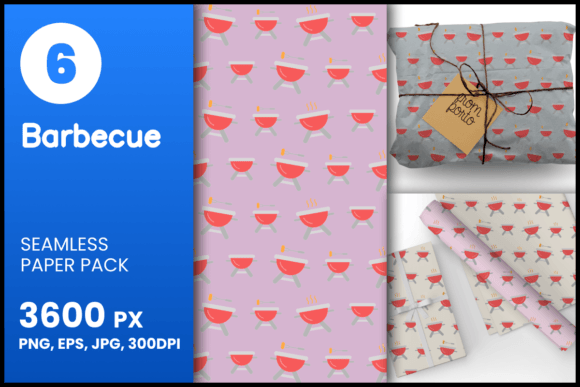 Barbecue Seamless Patterns: A Versatile Design Resource for Creative Projects