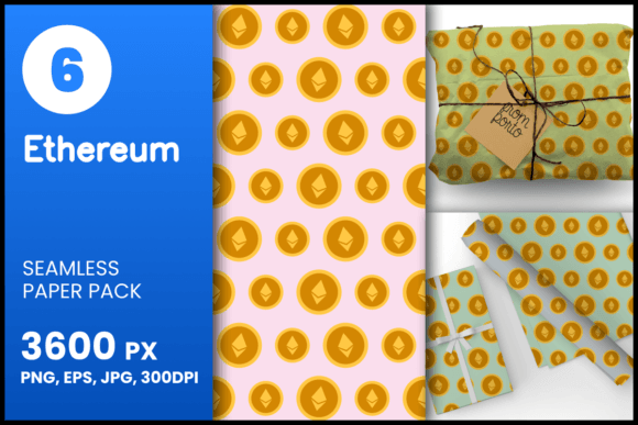 Ethereum Seamless Patterns for Creative and Digital Projects