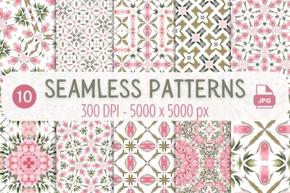 Exploring Abstract Seamless Kaleidoscope Patterns and Their Versatile Uses