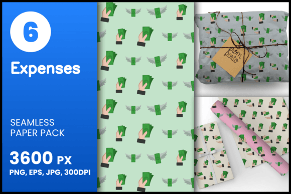 Exploring Expenses Seamless Patterns: A Versatile Design Resource for Creative Projects