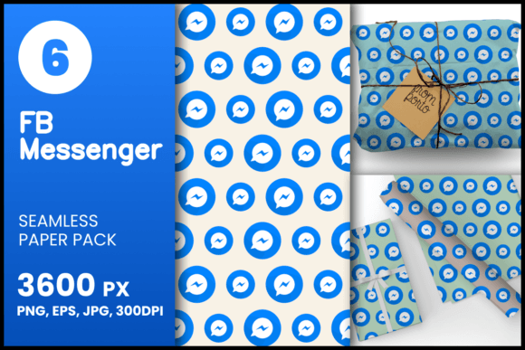 FB Messenger Seamless Patterns: Strategic Design Assets for Creative and Business Applications