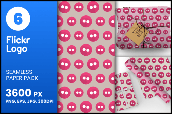 Flickr Logo Seamless Patterns: A Versatile Design Resource for Creative Projects