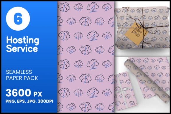 Hosting Service Seamless Patterns: A Versatile Tool for Modern Creatives and Businesses