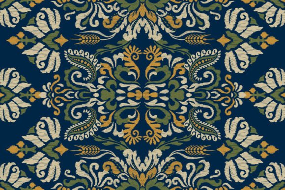 Ikat Floral Paisley Seamless Patterns: A Timeless Blend of Tradition and Modern Design
