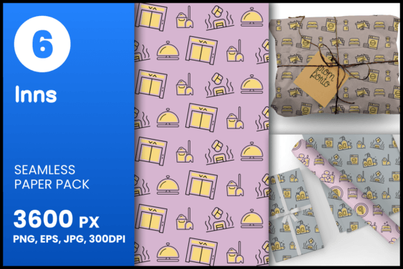 Inns Seamless Patterns: A Versatile Design Resource for Creative Projects