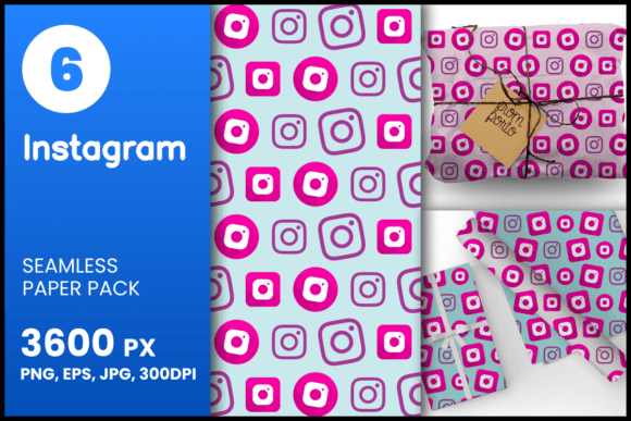 Instagram Seamless Patterns: A Versatile Design Resource for Creative Projects