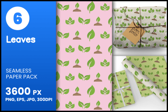 Leaves Seamless Patterns: A Versatile Design Asset for Creative and Professional Use