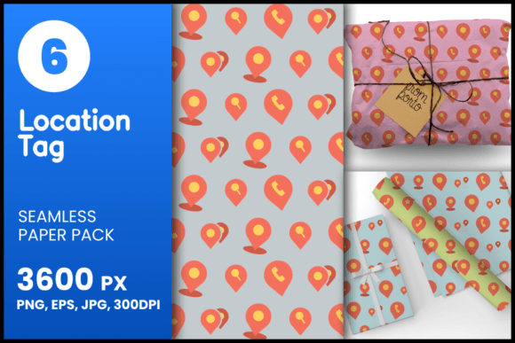 Location Tag Seamless Patterns: Enhancing Creativity and Workflow with Versatile Design Assets