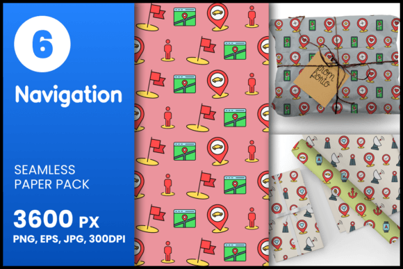 Navigation Seamless Patterns: Enhancing Creativity and Workflow with Versatile Design Assets
